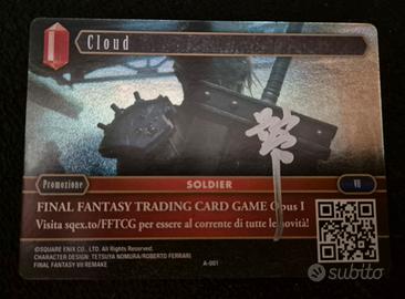 Final Fantasy TCG Cloud A-001 - Collezionismo In vendita a Torino