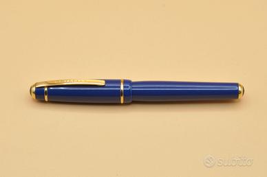 penna stilografica Columbus in resina blue
