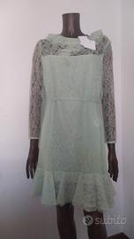 Abito in pizzo verde menta Sandro Paris 