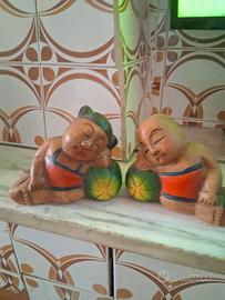 coppia statuine giapponesi