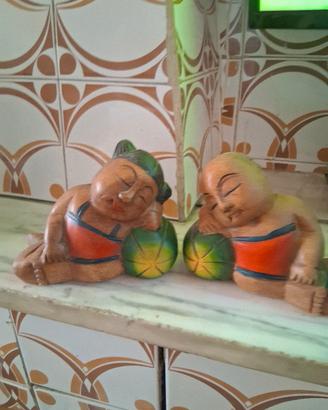 coppia statuine giapponesi