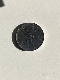 Moneta 50 lire del 1964