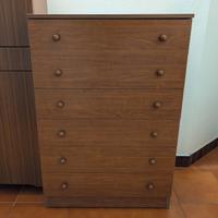 Comò in Legno a 6 Cassetti