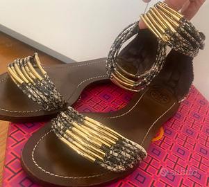sandali bassi tory burch