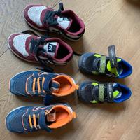 Scarpe sportive bambino n.31 (3 paia)