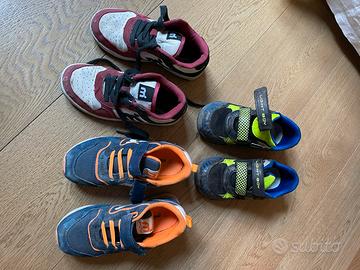 Scarpe sportive bambino n.31 (3 paia)