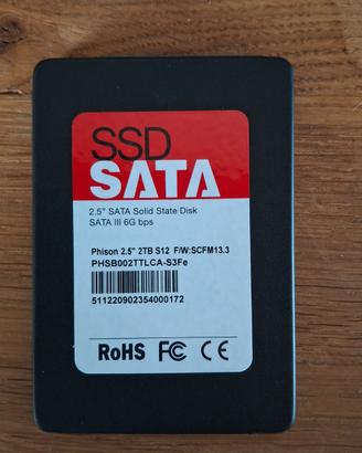  Hard disk 2TB 2.5" Sata  