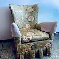 Poltrona vintage anni ‘60 in stile classico romant