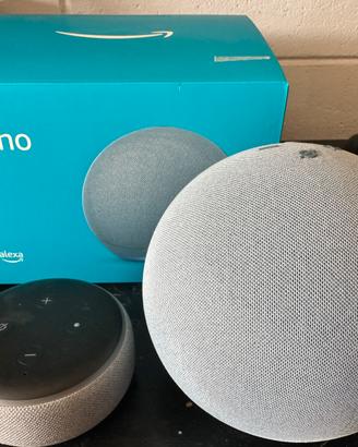 Dispositivi Alexa echo grande di 4 gen ed echo dot