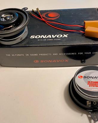 Altoparlanti Sonavox 87 mm a due vie, Fiat Punto
