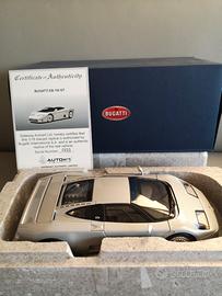 Autoart Bugatti Eb 110 GT 1:18 Argento Rara