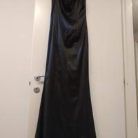 Vestito da sera nero in raso