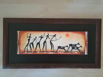 Stampa su legno in cornice