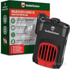 Dissuasore ultrasuoni e LED per martore