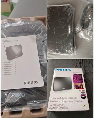Antenna TV da Interno Amplificata Philips Nuova 