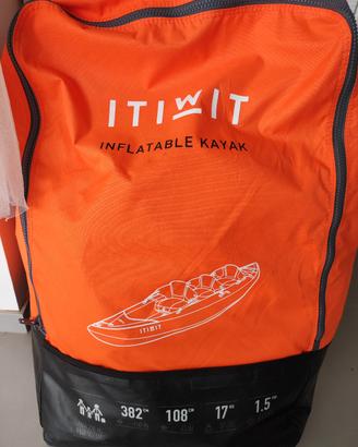 canoa gonfiabile decathlon 2/3 posti 