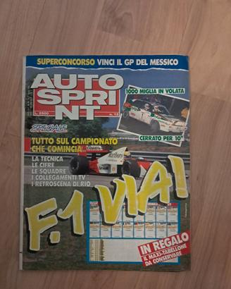 Autosprint 1989 Ayrton Senna McLaren Mp4/5 - Ferra
