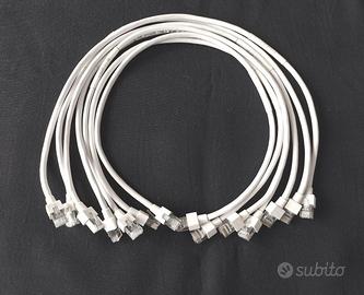 7 cavi LAN AMP 346750-9 cat 5 AWG lunghezza 60 cm