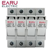 Portafusibili cc fotovoltaico solare guida Din 4P