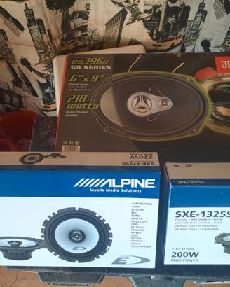 Altoparlanti auto JBL + ALPINE (3cp)