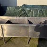 lavandino in acciaio 