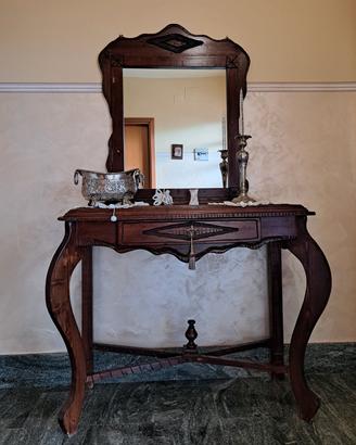 🪞 Consolle in legno con specchio
