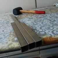 tubo quadro 20x20 acciaio inox 304