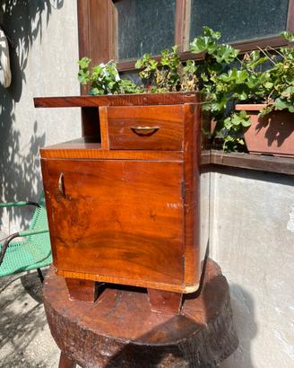 Comodino d’antiquariato vintage anni 40