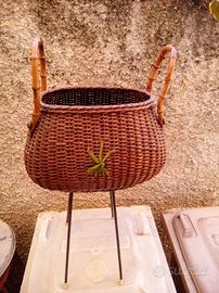 Cestino portagomitoli vintage