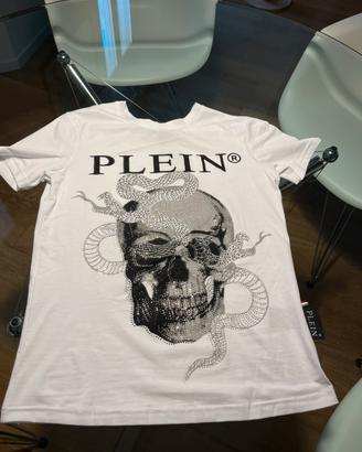 maglietta philipp plein bianca