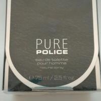 Profumo uomo Police Pure 75 ml EDT Nuovo