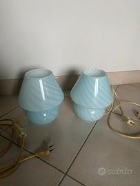 Lampade da tavolo a fungo vintage