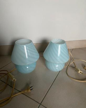 Lampade da tavolo a fungo vintage