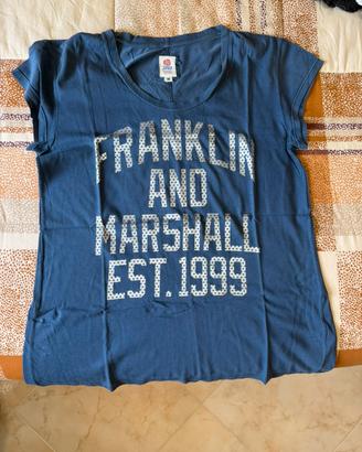 T-shirt Franklin & Marshall Blu Navy