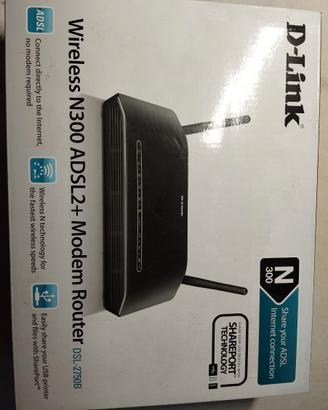 Modem Router D-Link N300 Wireless Adsl2+