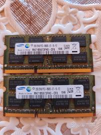 Kit RAM DDR3 SO-DIMM Samsung 4GB (2x2GB)