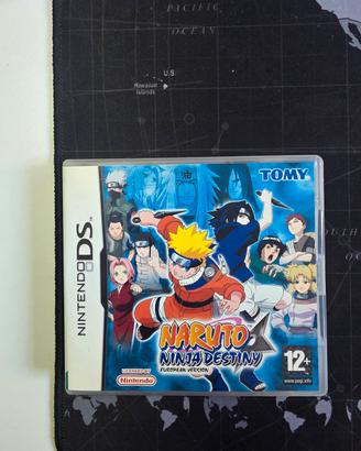 Naruto Ninja Destiny Nintendo DS PAL completo + ma