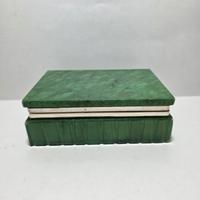 Scatola alabastro verde bottega Romano Bianchi