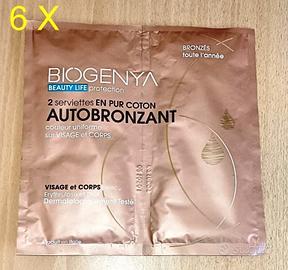 BIOGENYA 12 SALVIETTE AUTOABBRONZANTI CORPO VISO