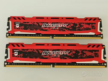 Crucial ballistix sport LT 16GB (2x8) DDR4 2400MHz