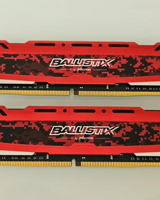 Crucial ballistix sport LT 16GB (2x8) DDR4 2400MHz