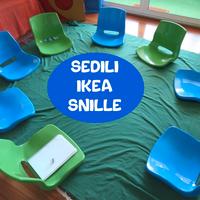 sedile Ikea snille Blu