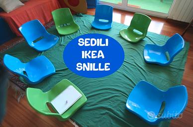 sedile Ikea snille Blu
