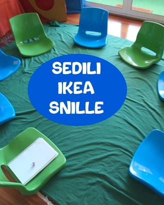 sedile Ikea snille Blu