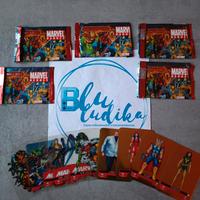 N. 5 bustine Lamincards Marvel Heroes introvabili 