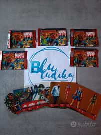 N. 5 bustine Lamincards Marvel Heroes introvabili 
