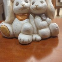 statuetta Thun due conigli