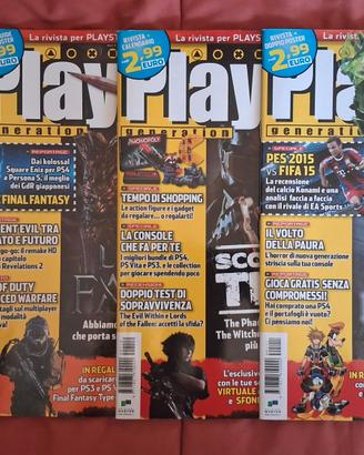 Play Generation rivista PS3 PS4 n. 108 109 110 111