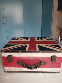 Valigia/Baule Vintage Union Jack - (40×31×18)
