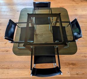 Set sedie stile Breuer / Vintage / Vera Pelle